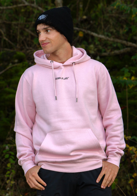 RIDER MAN PINK HOODIE