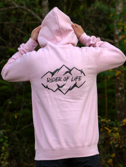 RIDER MAN PINK HOODIE